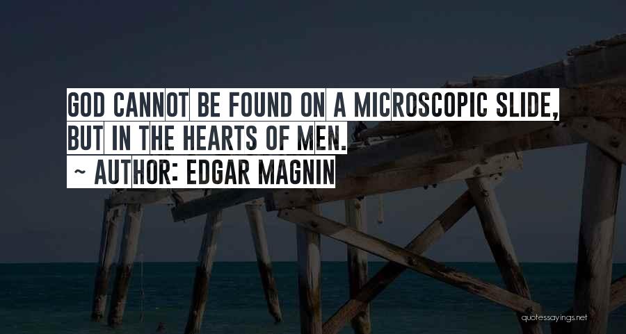 Microscopic Quotes By Edgar Magnin
