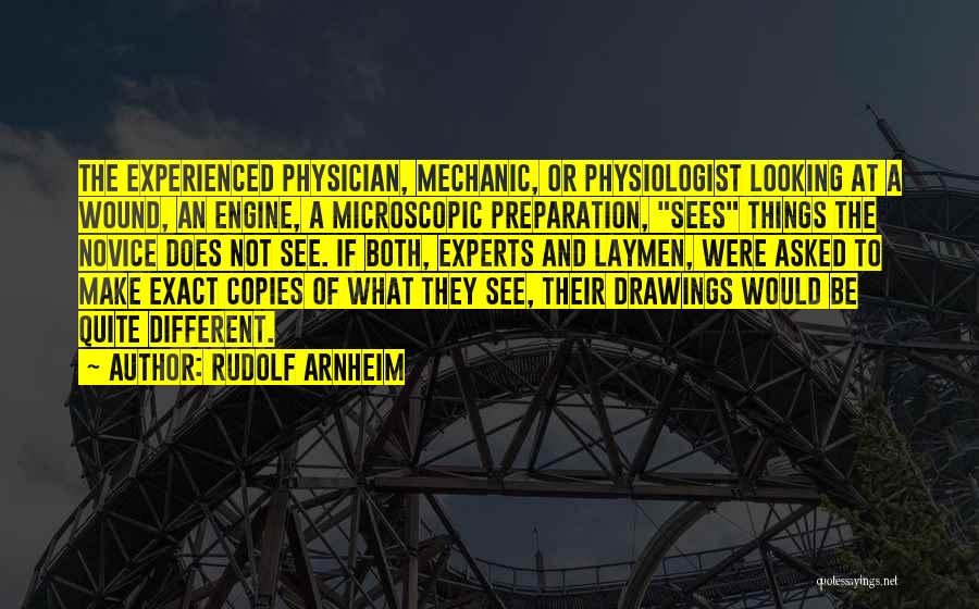 Microscopic Quotes By Rudolf Arnheim