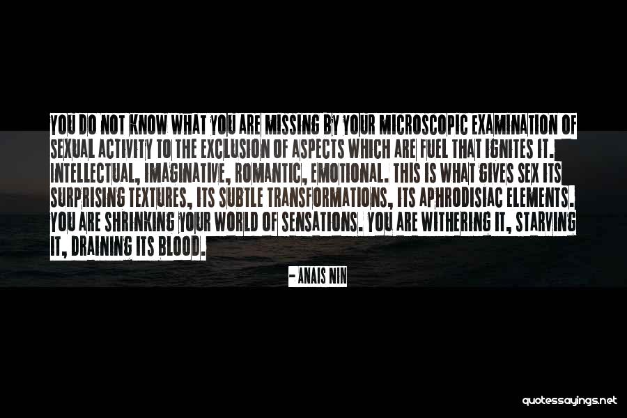 Microscopic World Quotes By Anais Nin Microscopic World Quotes By Anais Nin