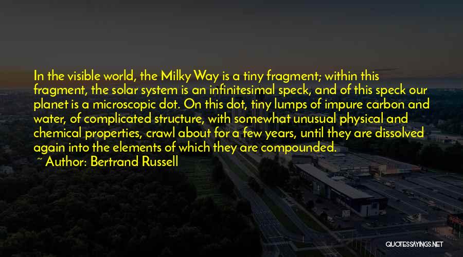 Microscopic World Quotes By Bertrand Russell