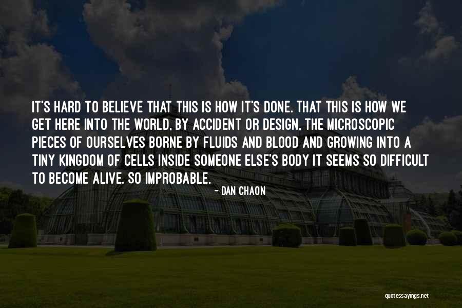 Microscopic World Quotes By Dan Chaon