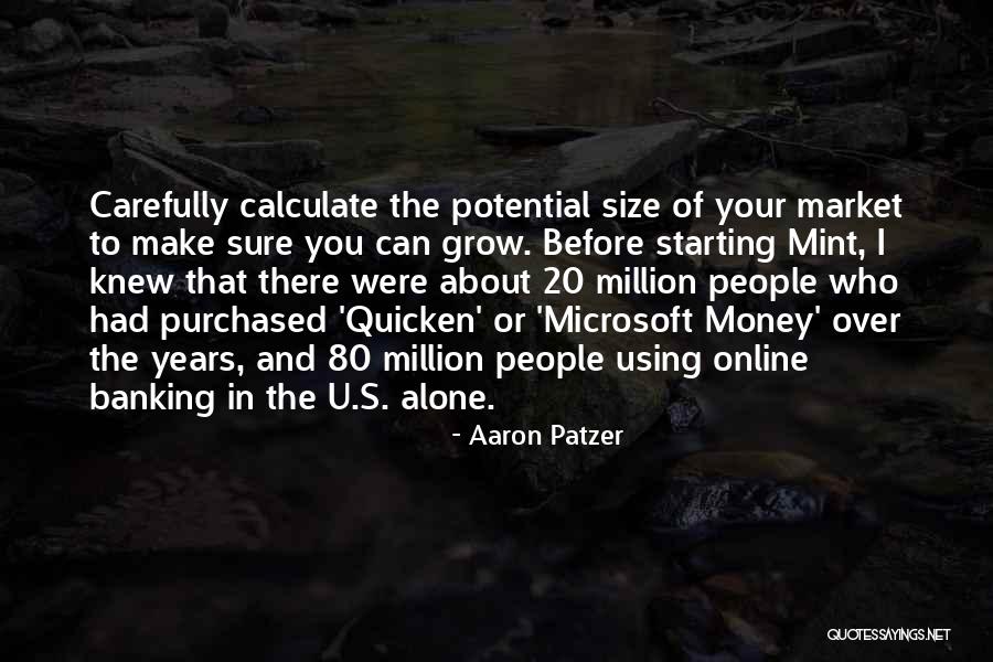 Microsoft Money Quotes By Aaron Patzer Microsoft Money Quotes By Aaron Patzer