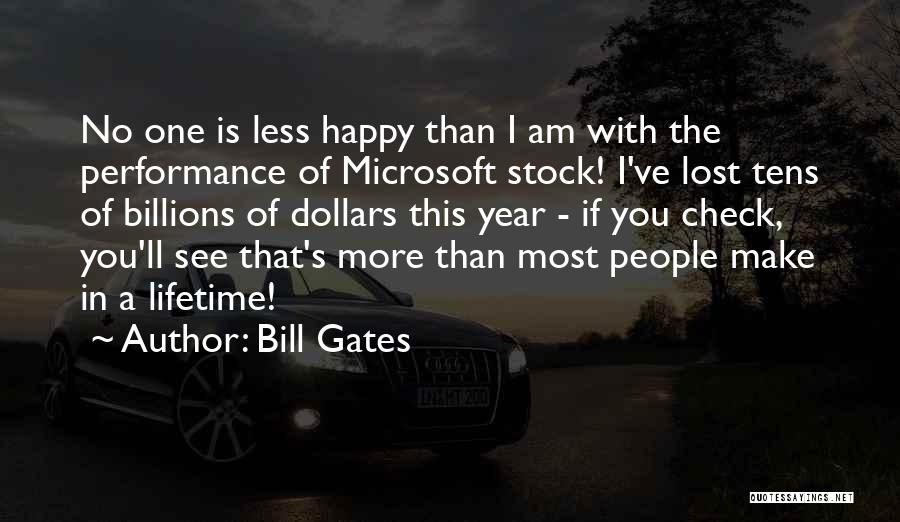 Microsoft Stock Quotes By Bill Gates