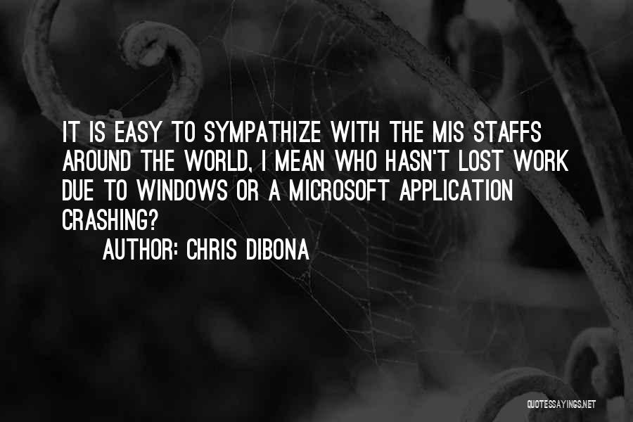 Microsoft Windows Quotes By Chris DiBona