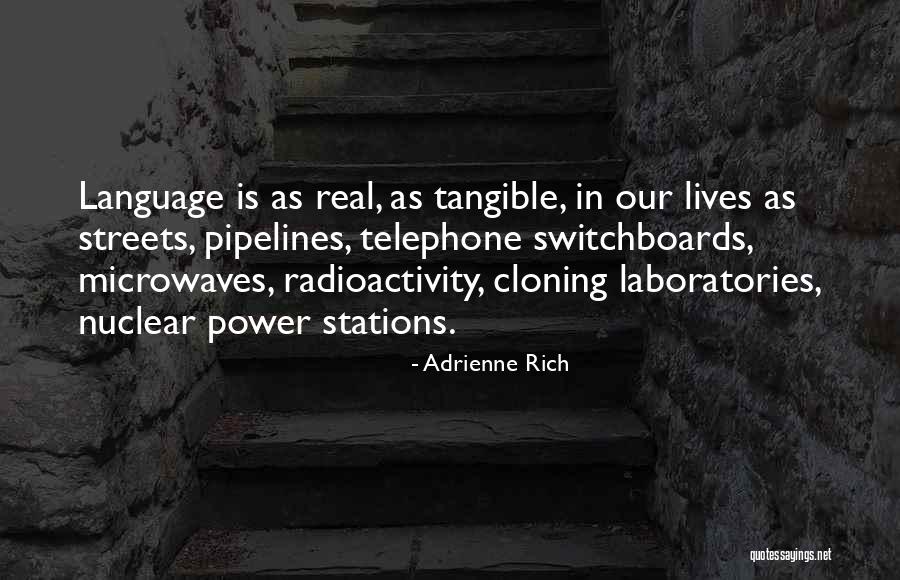 Microwaves Quotes By Adrienne Rich