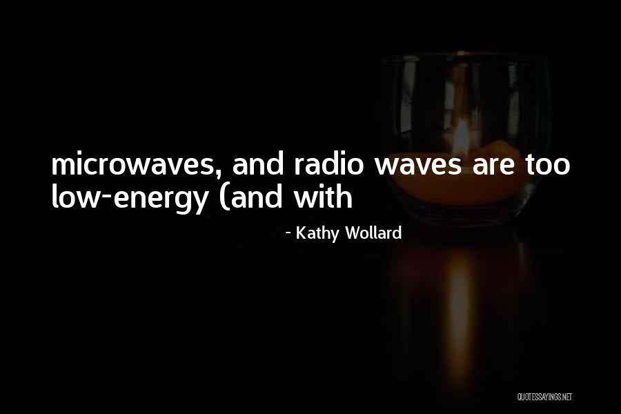 Microwaves Quotes By Kathy Wollard