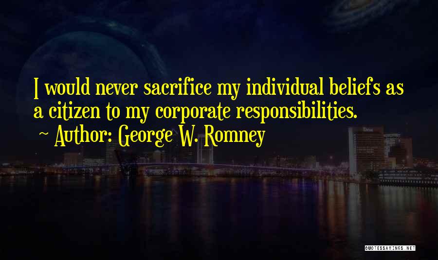 Microwork Quotes By George W. Romney