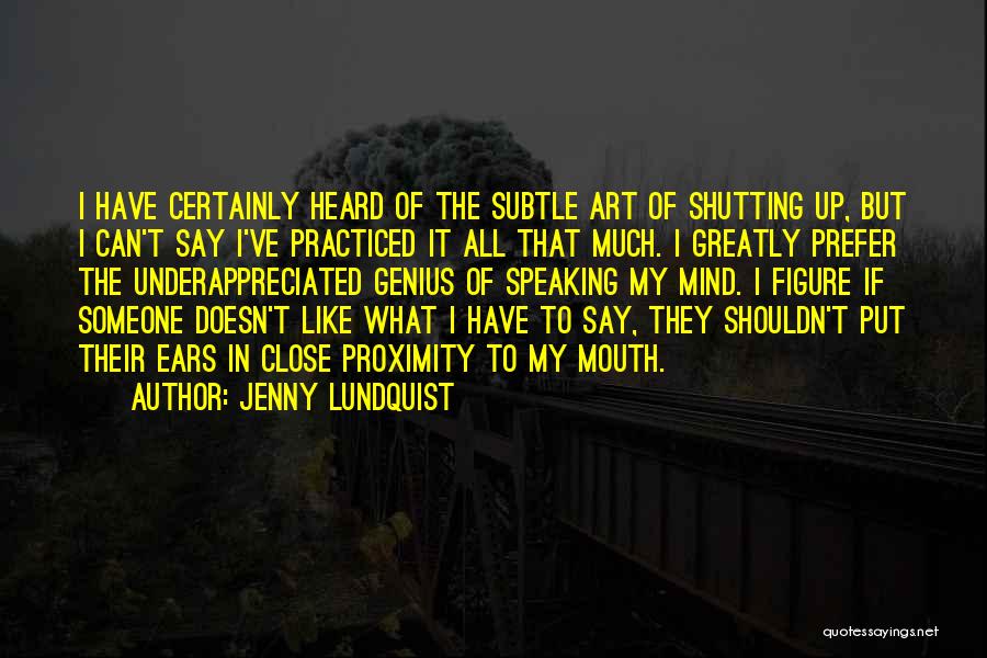 Mid Age Quotes By Jenny Lundquist