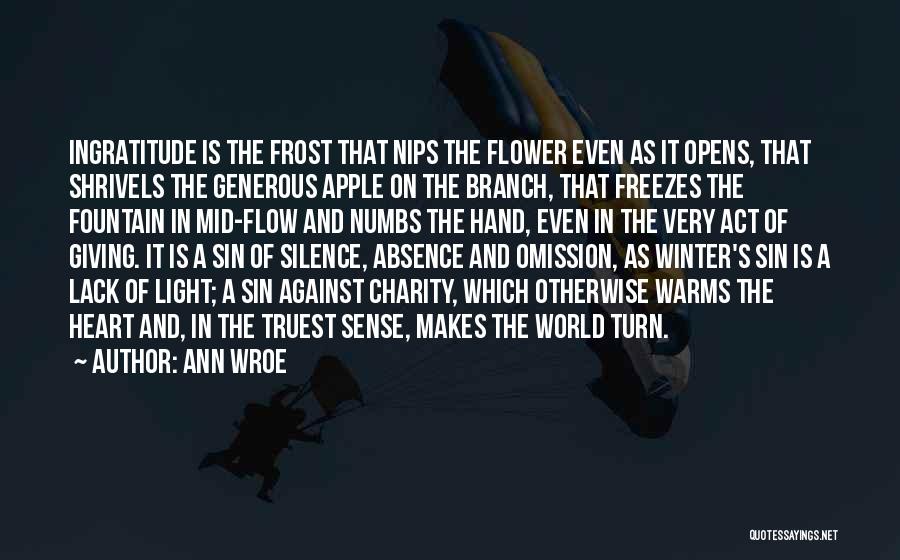 Mid Winter Quotes By Ann Wroe