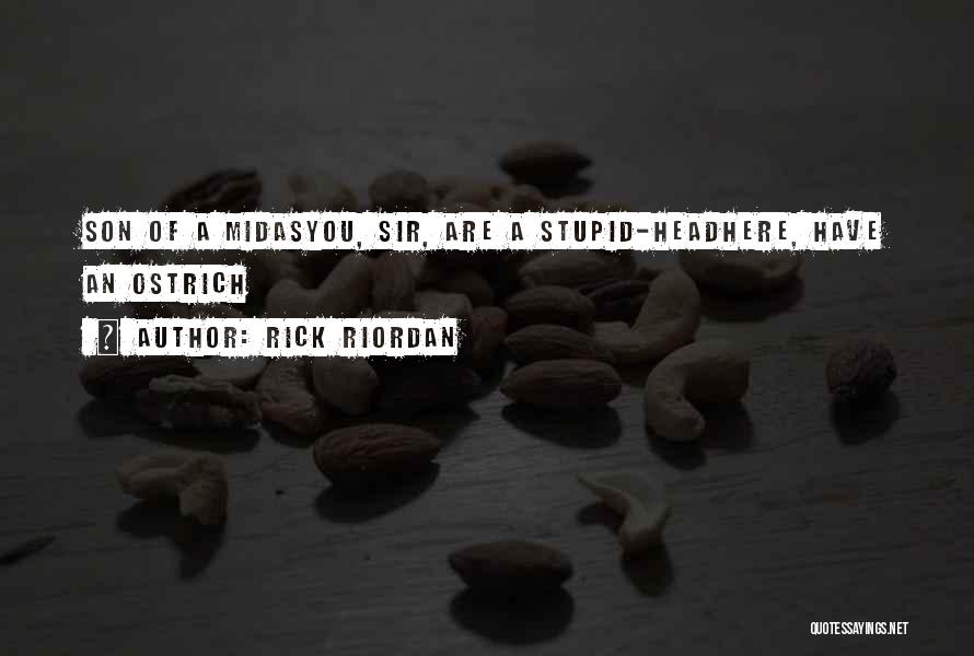 Midas Quotes By Rick Riordan