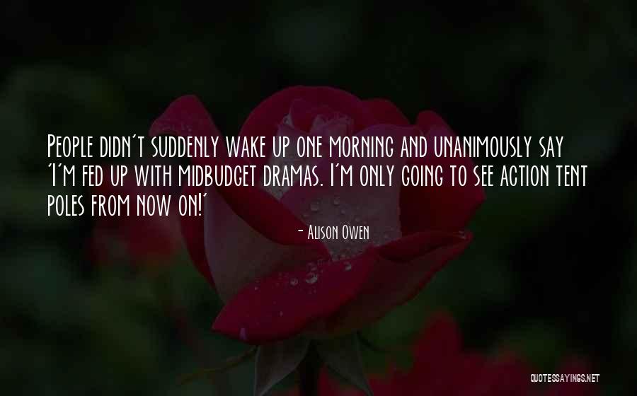 Midbudget Quotes By Alison Owen Midbudget Quotes By Alison Owen