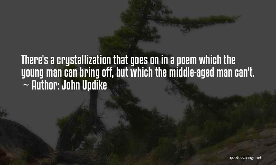 Middle Aged Man Quotes By John Updike