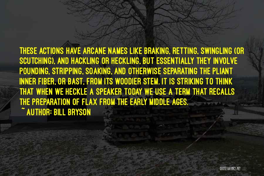 Middle Ages Quotes By Bill Bryson