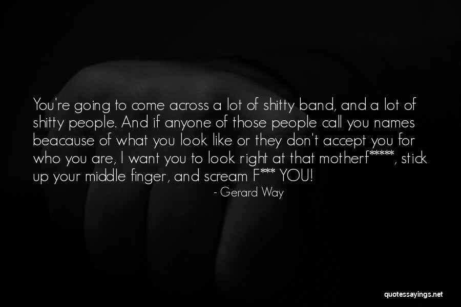 Middle Finger Quotes By Gerard Way Middle Finger Quotes By Gerard Way