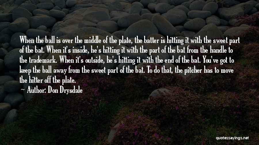 Middle Hitter Quotes By Don Drysdale