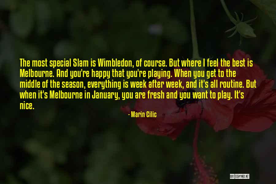 Middle Of The Week Quotes By Marin Cilic