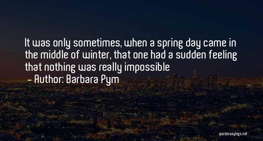 Middle Of Winter Quotes By Barbara Pym