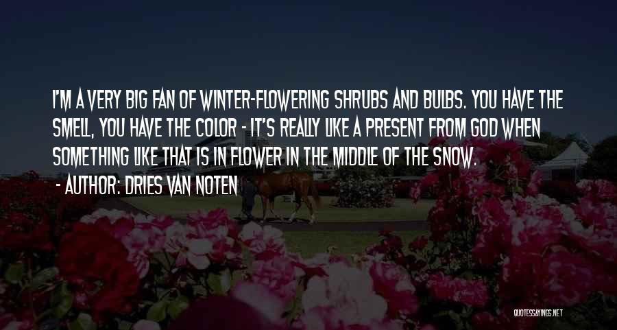 Middle Of Winter Quotes By Dries Van Noten