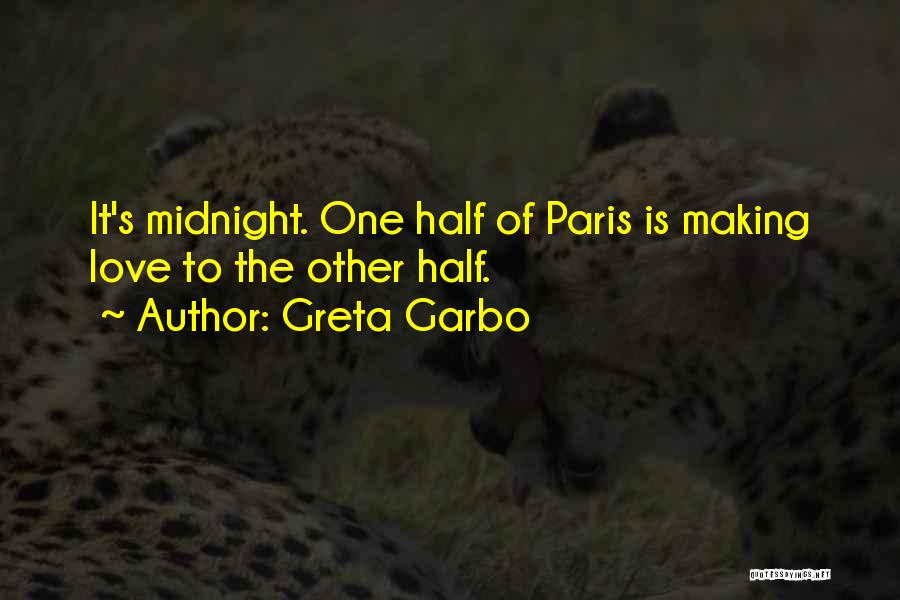 Midnight In Paris Best Quotes By Greta Garbo