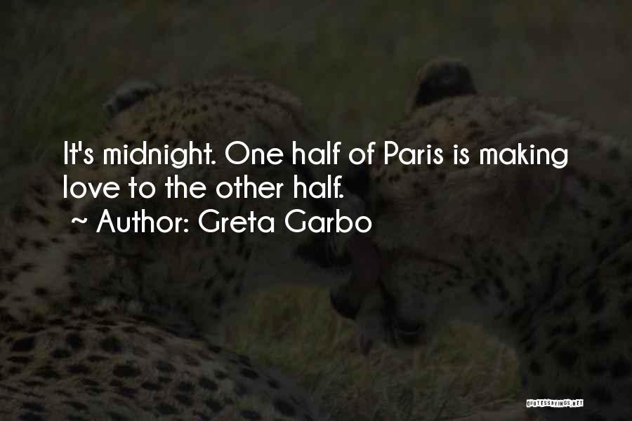 Midnight In Paris Quotes By Greta Garbo