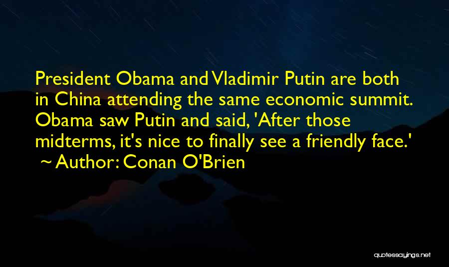 Midterms Quotes By Conan O'Brien