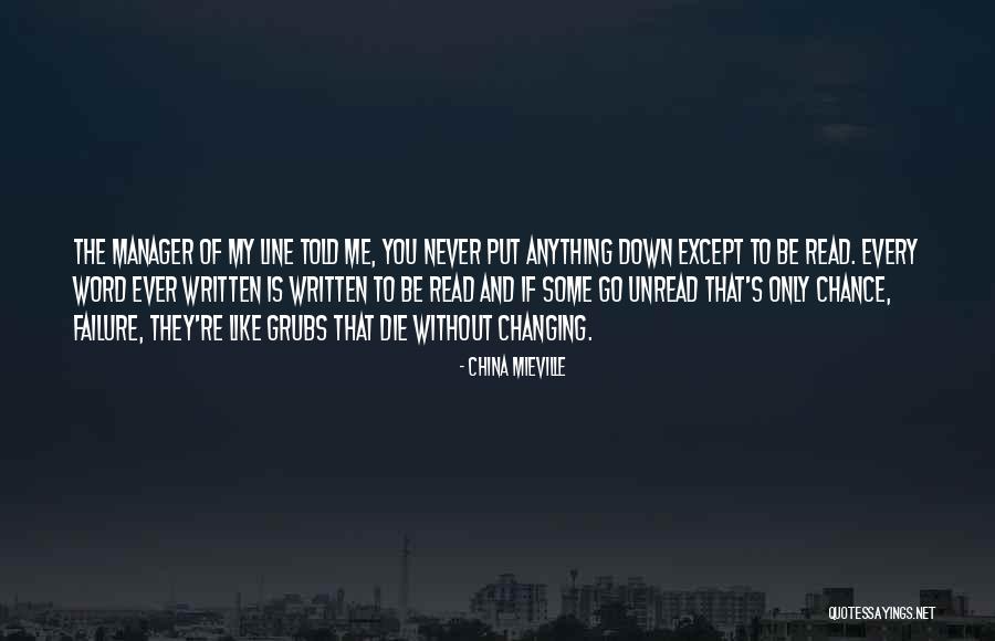 Mieville Quotes By China Mieville