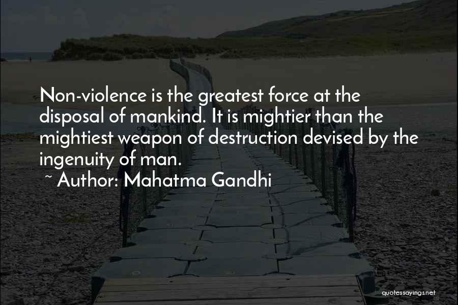 Mightiest Quotes By Mahatma Gandhi