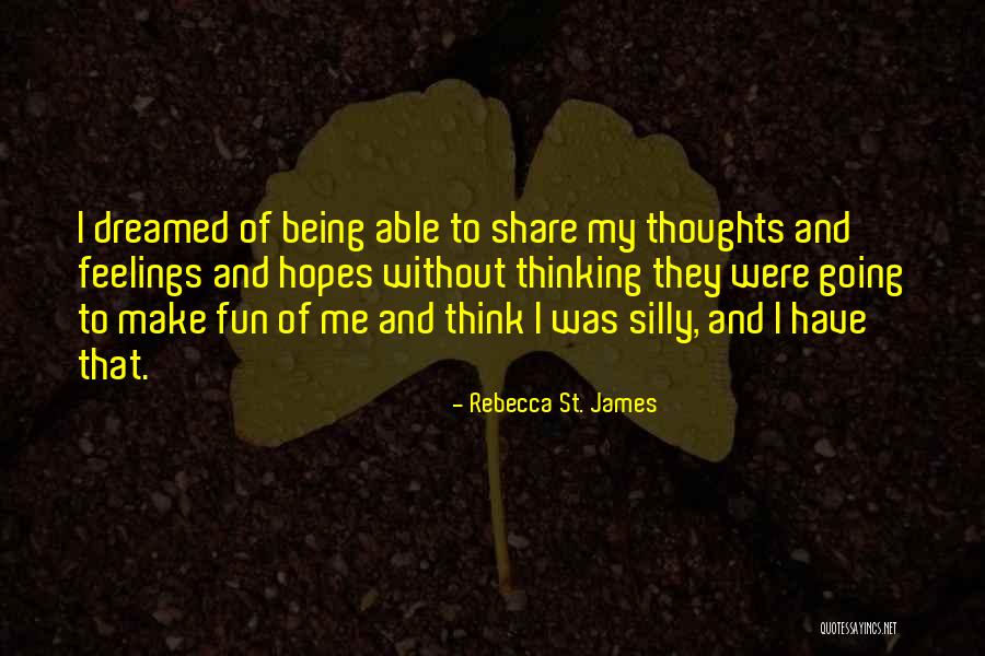 Migr N T Netei Quotes By Rebecca St. James