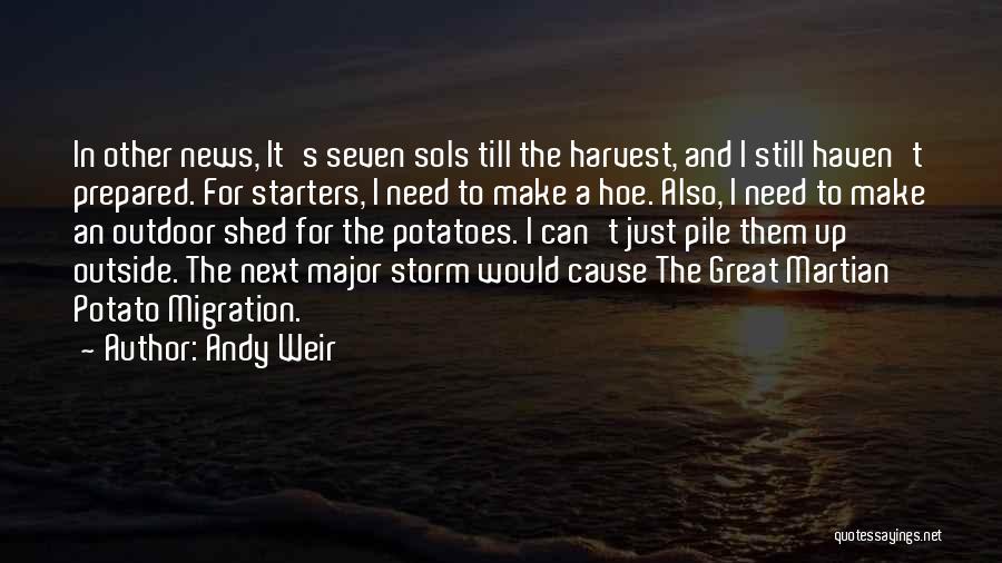 Migration Quotes By Andy Weir