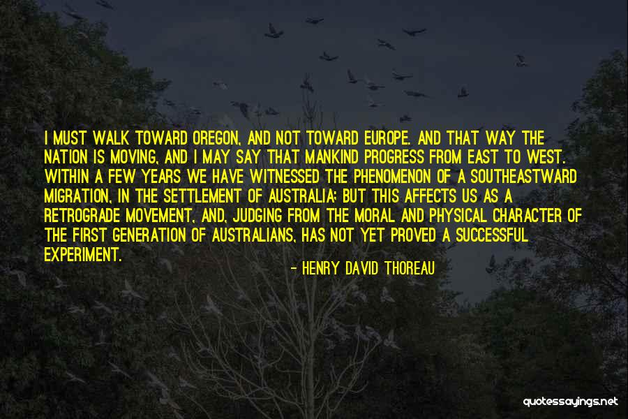 Migration Quotes By Henry David Thoreau