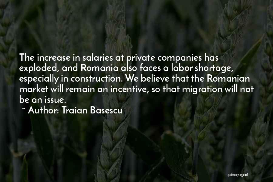 Migration Quotes By Traian Basescu