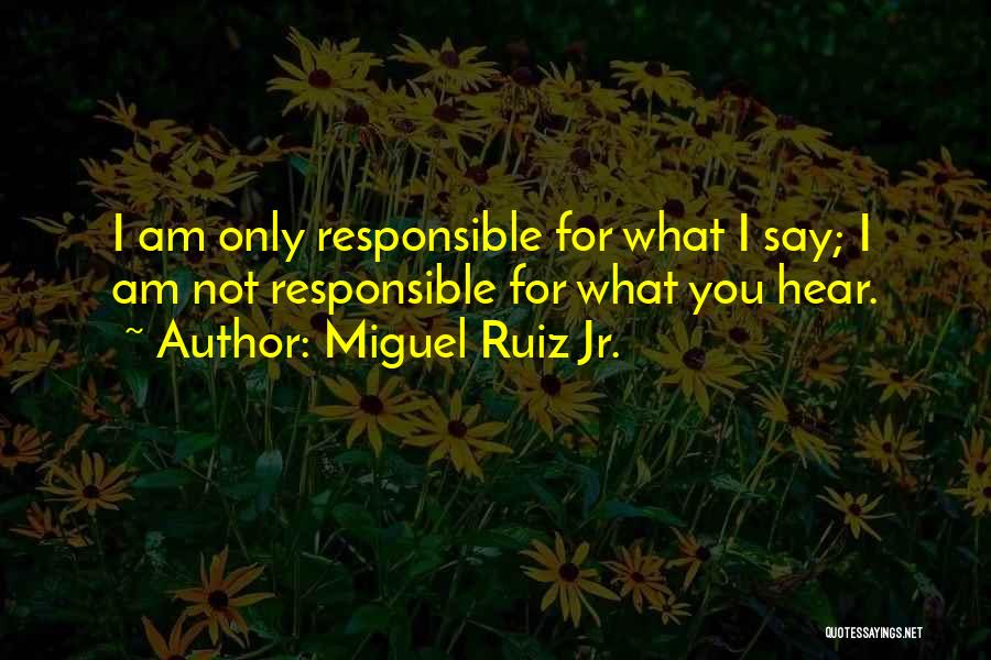 Miguel All I Want Is You Quotes By Miguel Ruiz Jr.