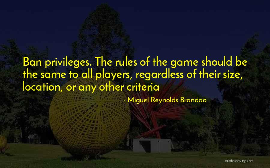 Miguel Reynolds Brandao Quotes 499843