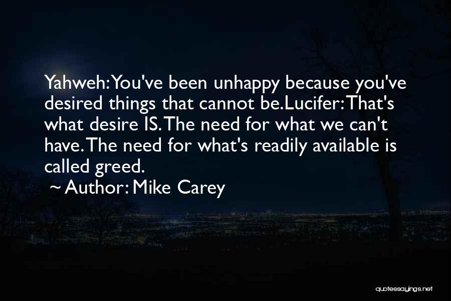 Mike Carey Quotes 2125471