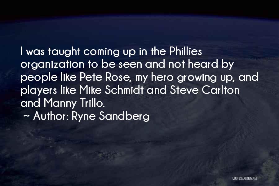 Mike Carlton Quotes By Ryne Sandberg