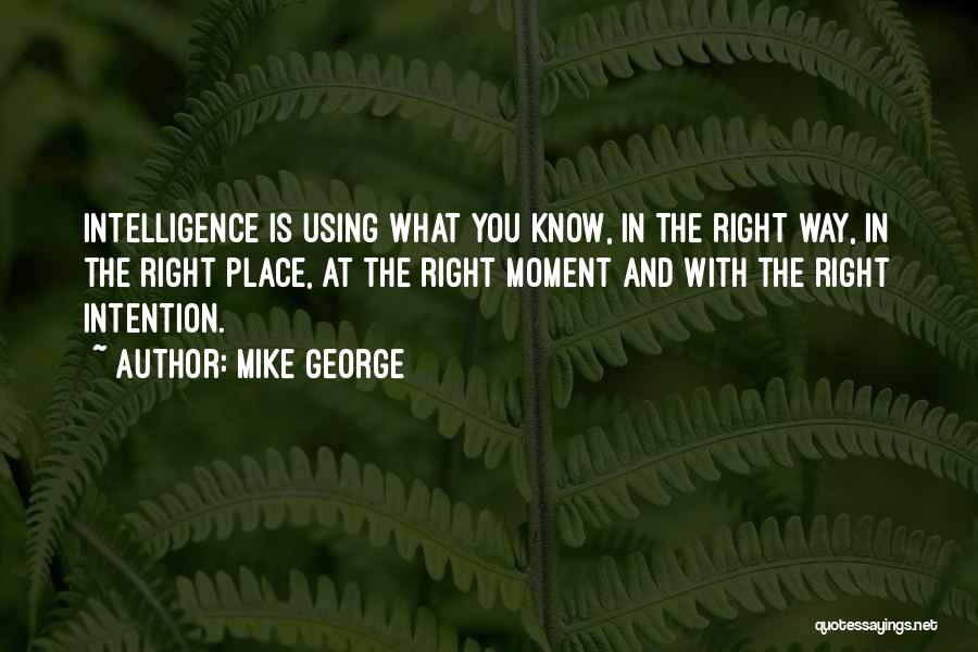 Mike George Quotes 1401248
