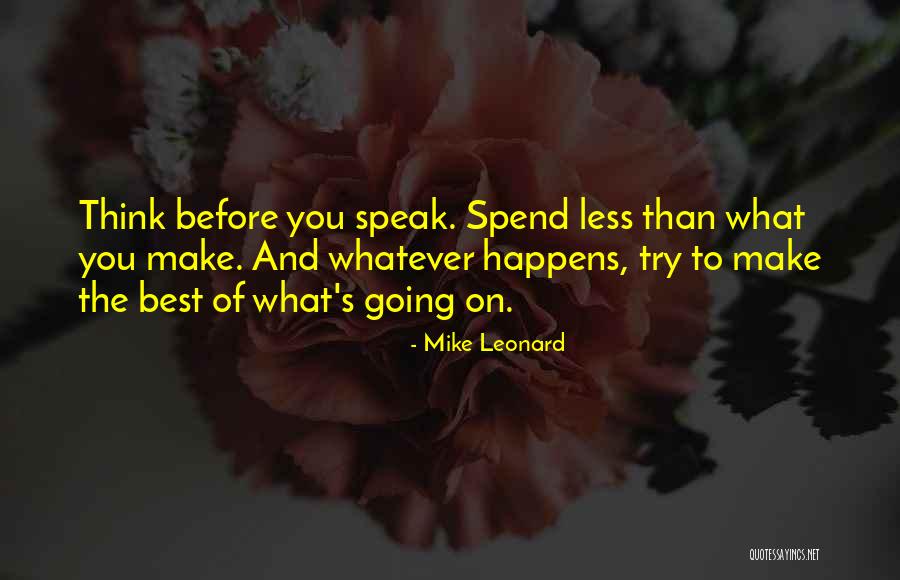 Mike Leonard Quotes 2072829