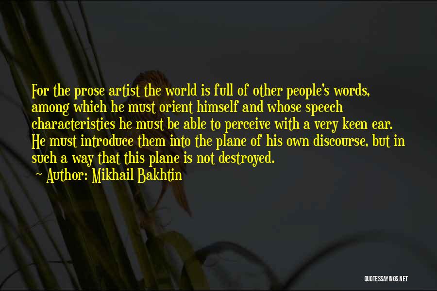 Mikhail Bakhtin Quotes 854249