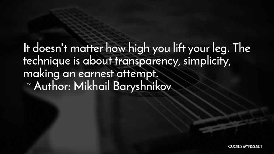 Mikhail Baryshnikov Quotes 1308100