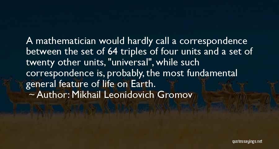 Mikhail Leonidovich Gromov Quotes 676894