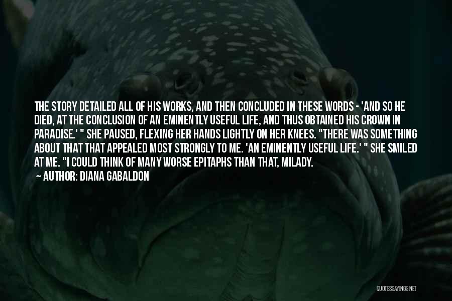 Milady Quotes By Diana Gabaldon