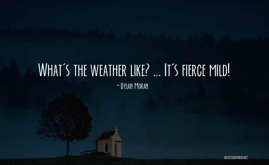 Mild Weather Quotes By Dylan Moran