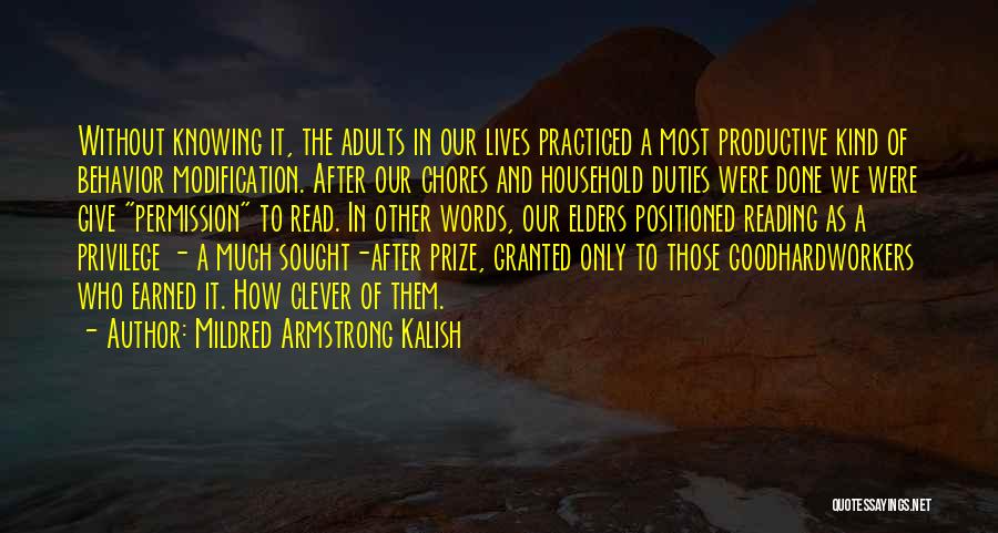 Mildred Armstrong Kalish Quotes 764058