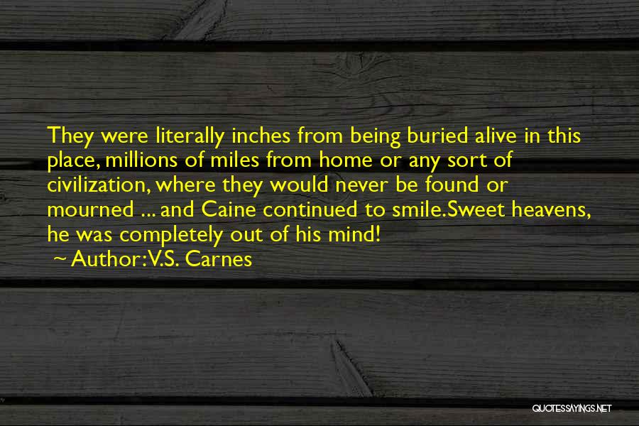 Miles From Home Quotes By V.S. Carnes