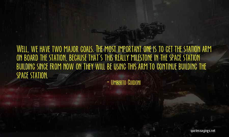 Milestone Quotes By Umberto Guidoni Milestone Quotes By Umberto Guidoni