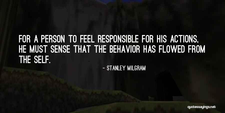 Milgram Quotes By Stanley Milgram Milgram Quotes By Stanley Milgram