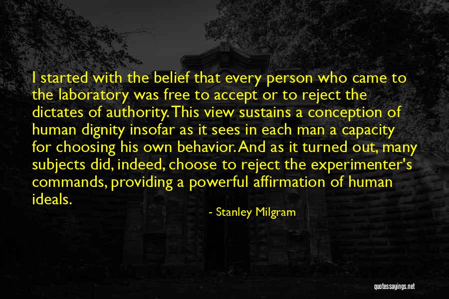 Milgram Quotes By Stanley Milgram Milgram Quotes By Stanley Milgram