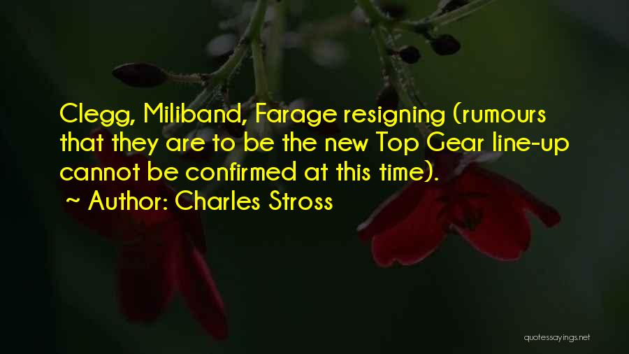 Miliband Quotes By Charles Stross