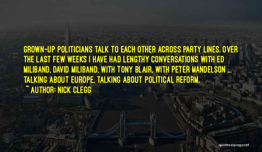 Miliband Quotes By Nick Clegg