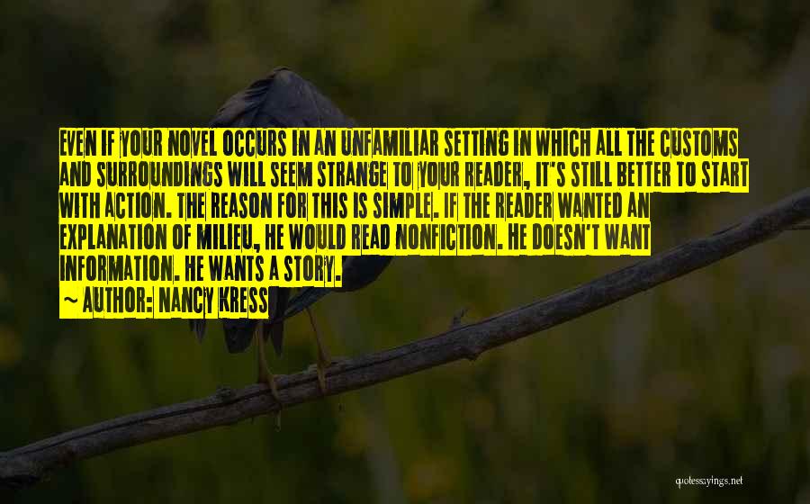 Milieu Quotes By Nancy Kress